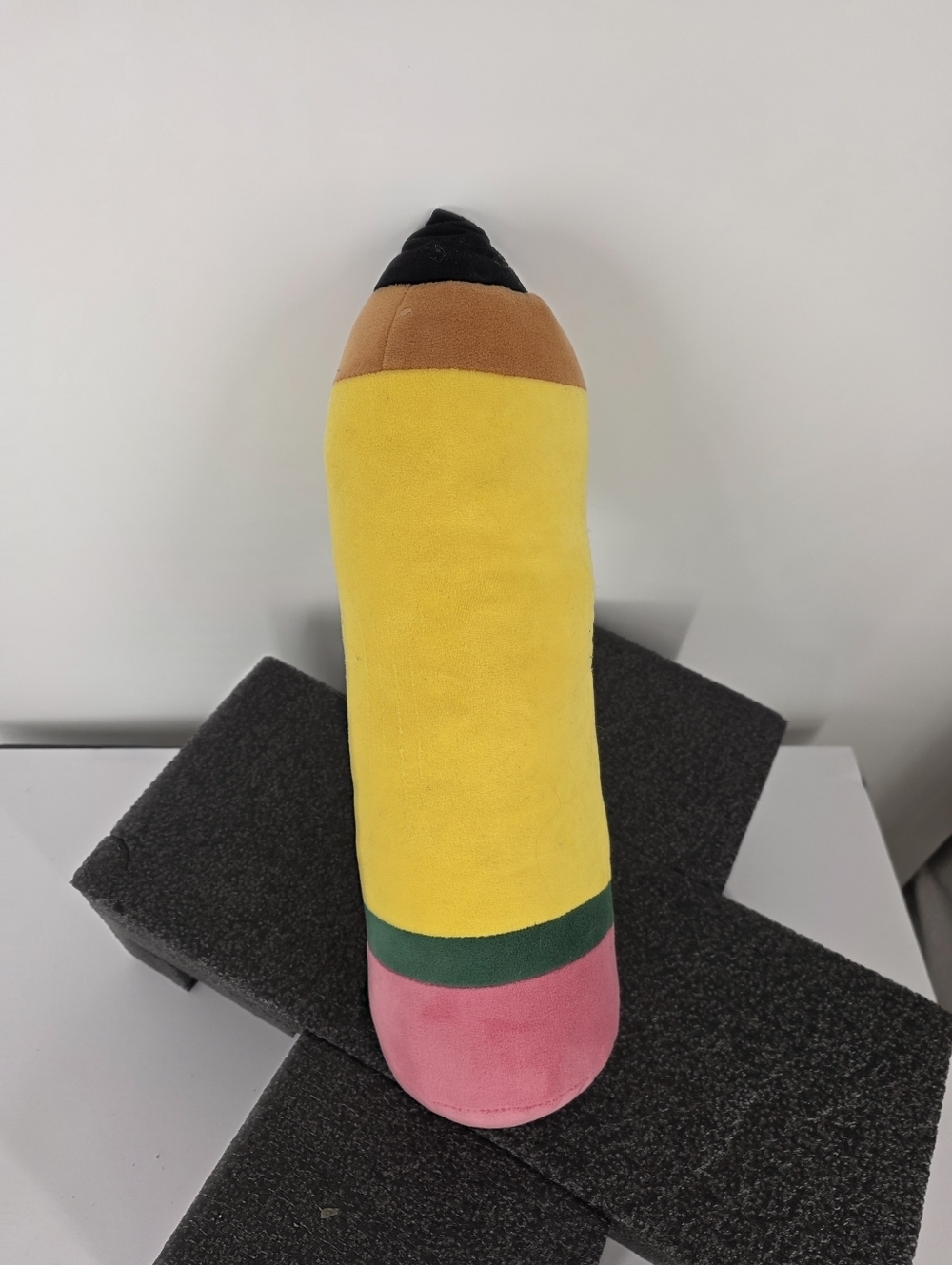 Jumbo Pencil Plush Pillow 18" Large Stuffed Toy Teacher Gift Classroom Decor